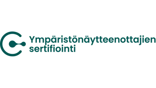 Ympäristönäytteenottajien sertifiointi logo