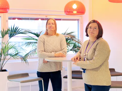 Kristiina Korpela ja Merja Reinvuo